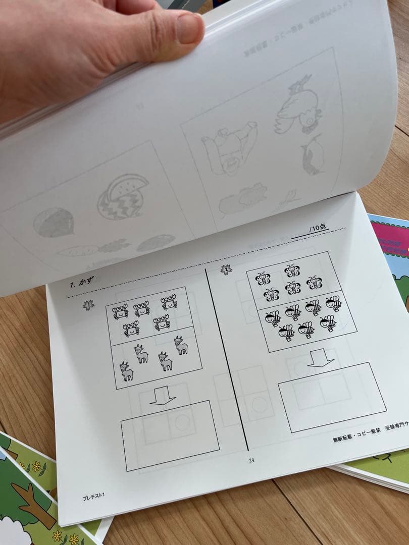 値下げ江戸川学園取手小学校受験対策教材セット