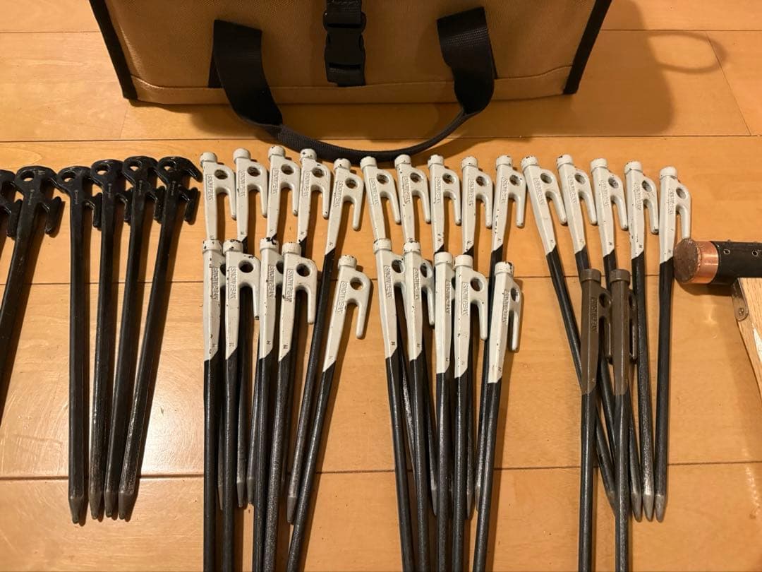 スノーピーク　ペグ＆ハンマー＆ケースセット