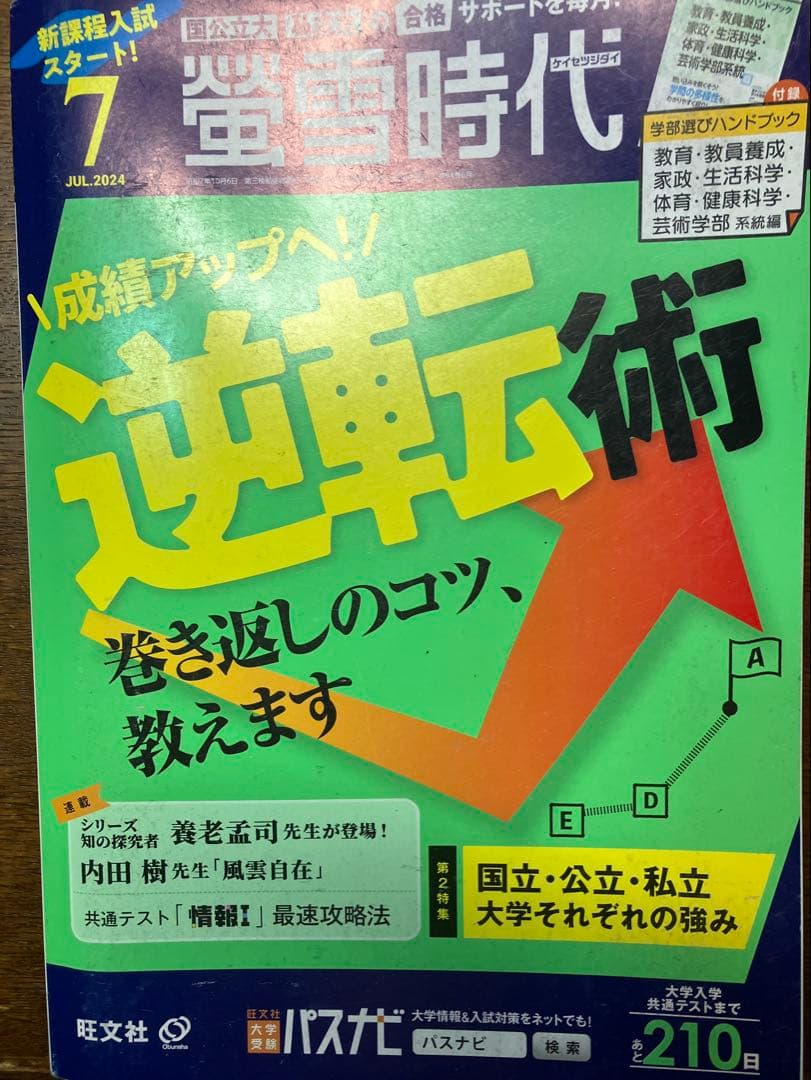 旺文社大学受験蛍雪時代 2024年④〜③月号合計12冊一年分共通テスト学習法東大
