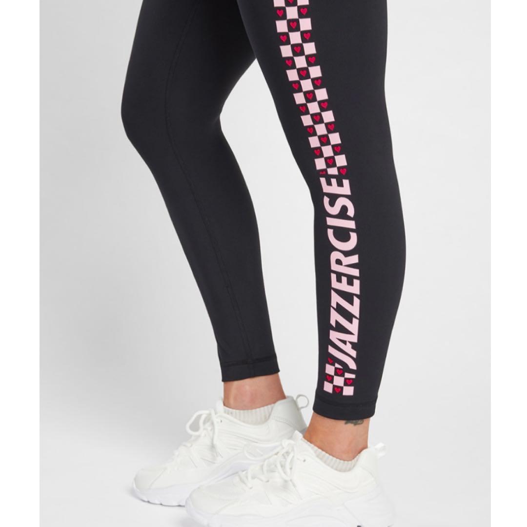 最新作新品　チェックレギンス　Sサイズ　ジャザサイズ　Jazzercise