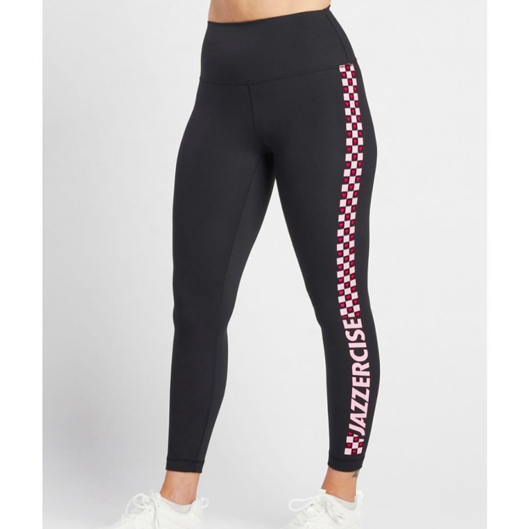 最新作新品　チェックレギンス　Sサイズ　ジャザサイズ　Jazzercise