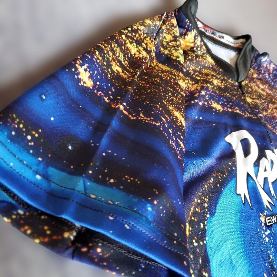 ✨新品✨ボウリングウェア　ラディカル　RADICAL　【M】　ブルー　ゴールド