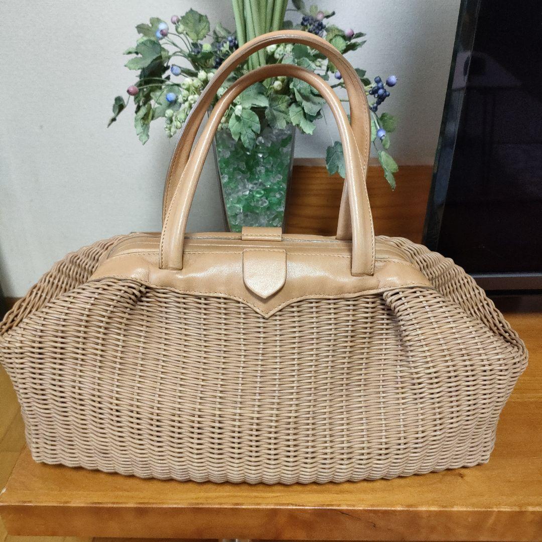 FALORNI ファロルニ かごバッグ ハンドバッグ イタリア製