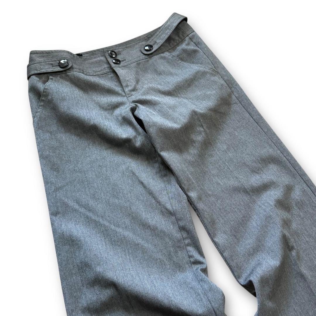 あ*様 sullen low rise detail flare trouser