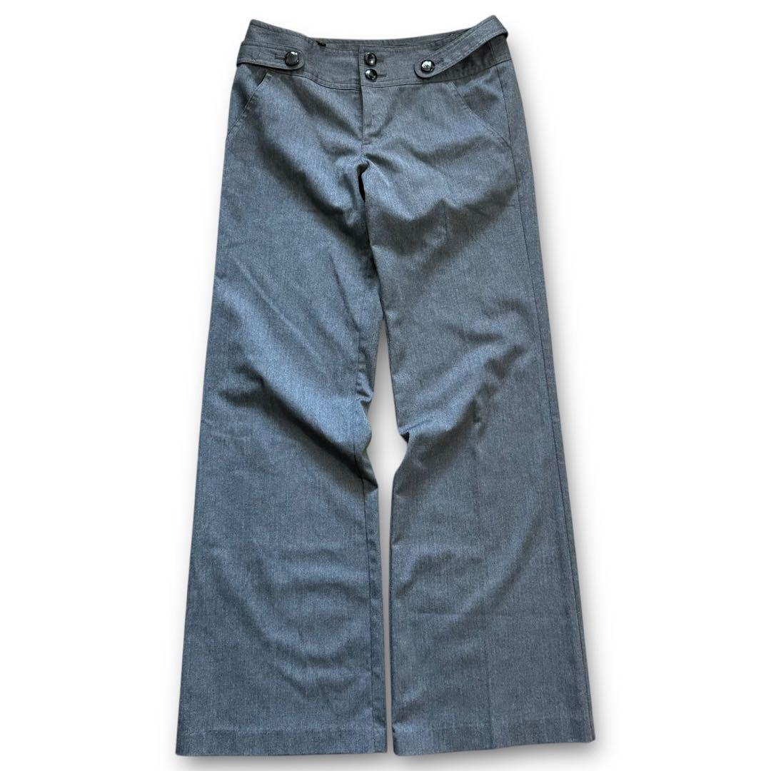 あ*様 sullen low rise detail flare trouser