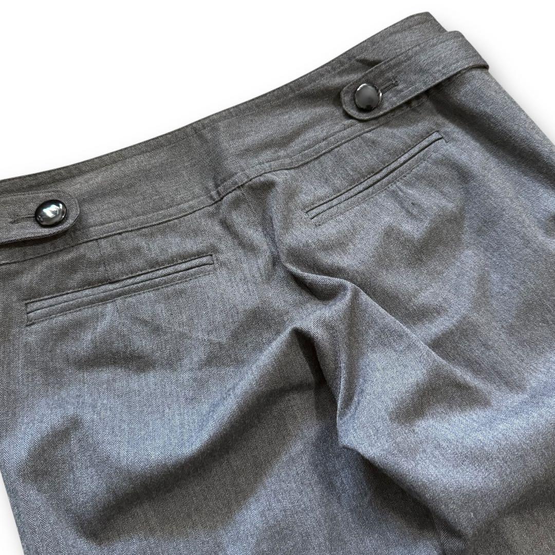 あ*様 sullen low rise detail flare trouser