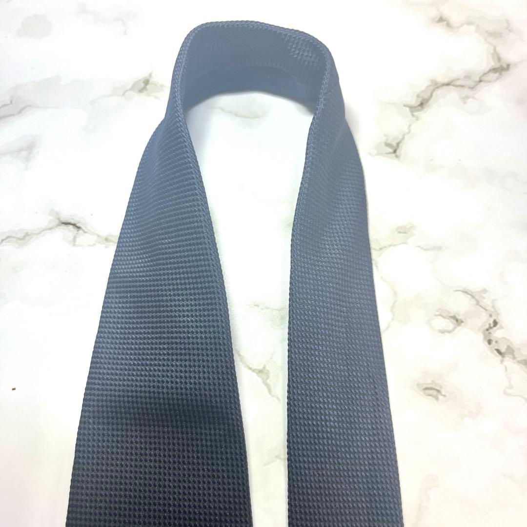美品✨　GUCCI グッチ　ネイビー　ソリッド　ネクタイ