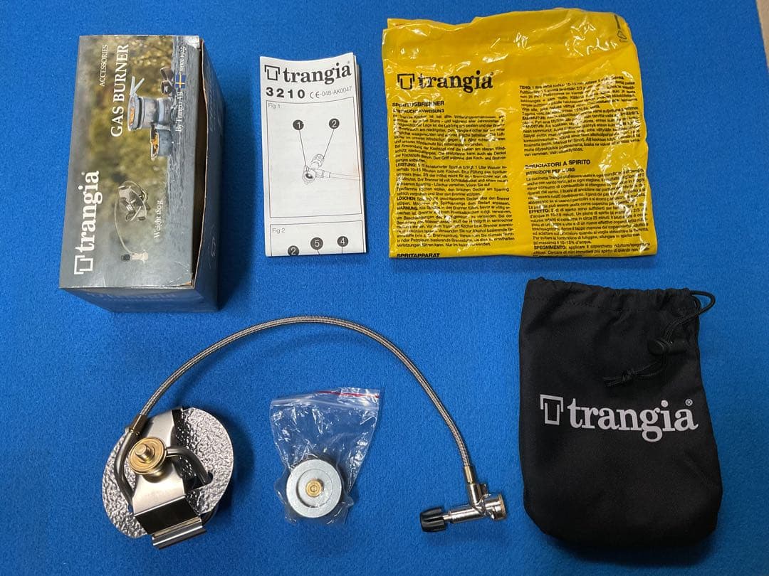 希少品trangiaレギュレーター機能・純正品GAS・BURNER動作良好超美品