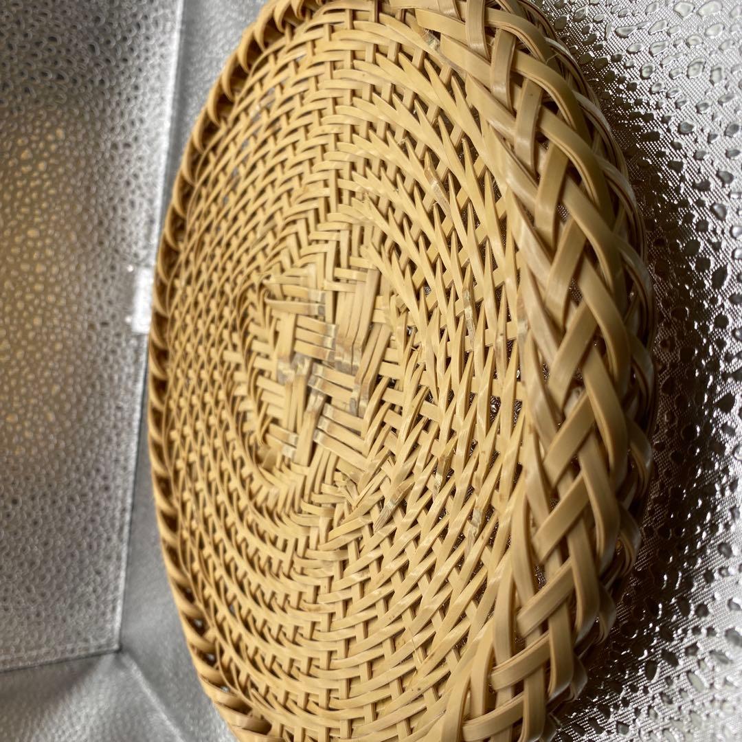 【ハンドメイド】12枚組　国産竹使用・職人手作り 竹ざる