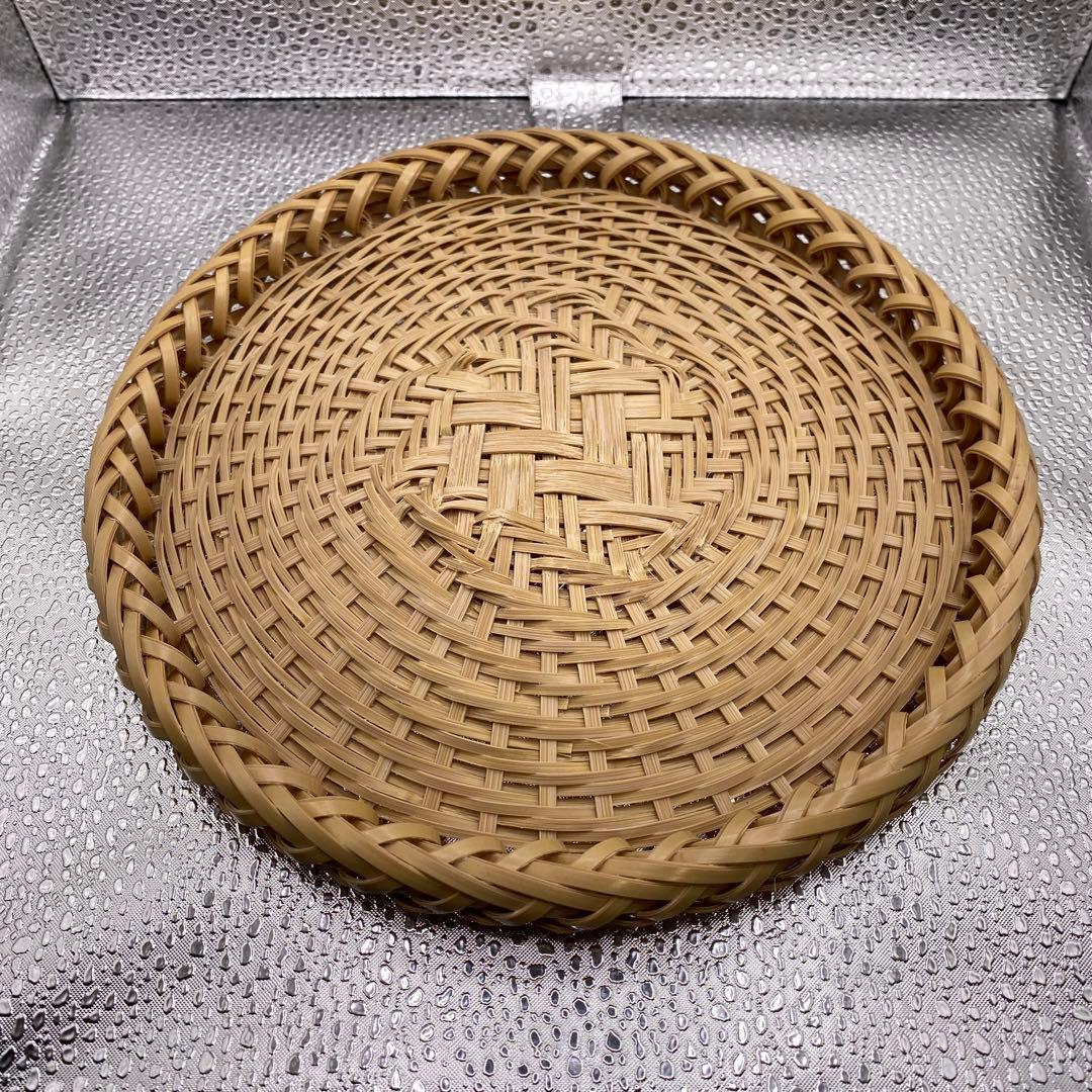 【ハンドメイド】12枚組　国産竹使用・職人手作り 竹ざる