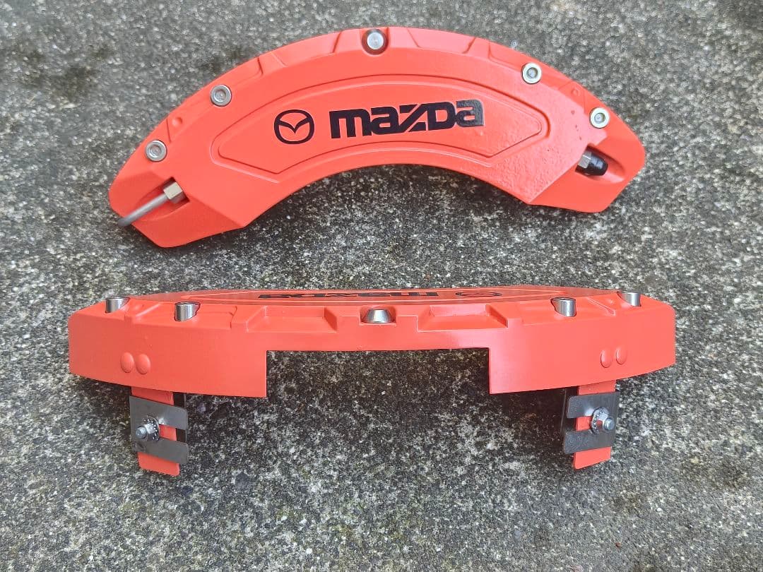 Mazda ブレーキキャリパーカバー オレンジ 4個セット