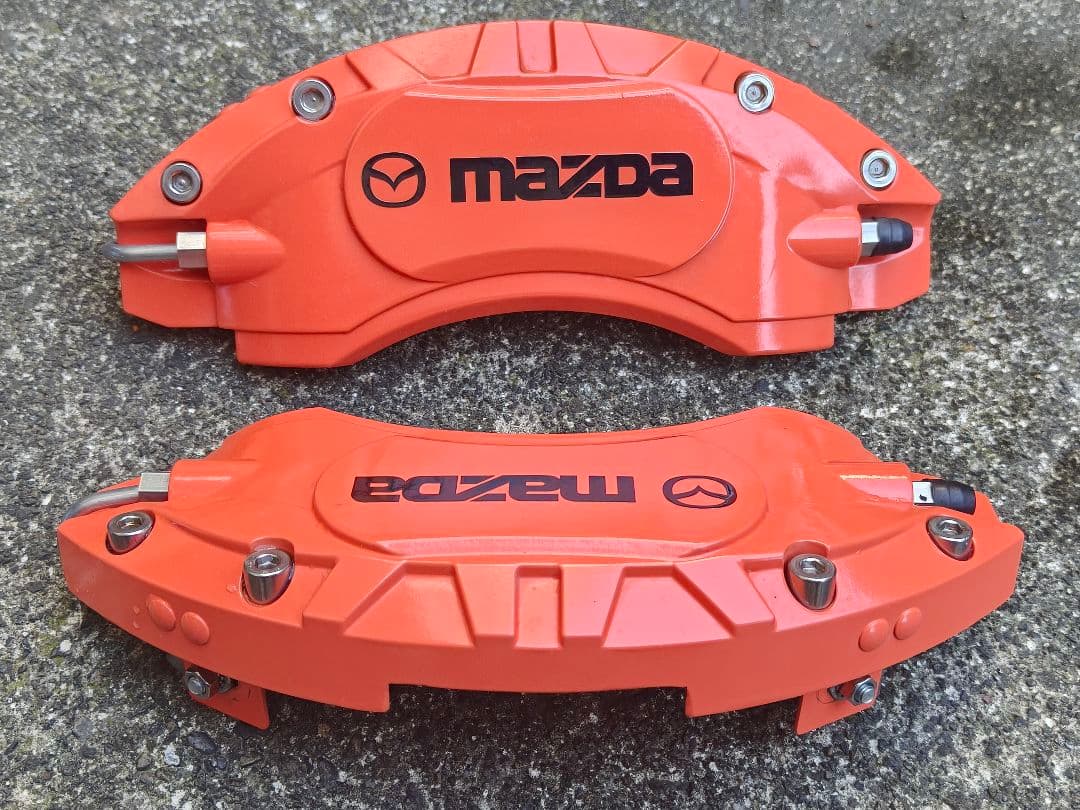 Mazda ブレーキキャリパーカバー オレンジ 4個セット