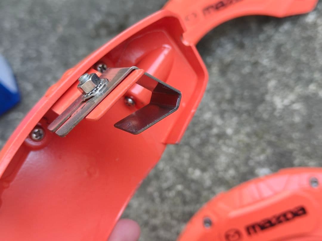 Mazda ブレーキキャリパーカバー オレンジ 4個セット