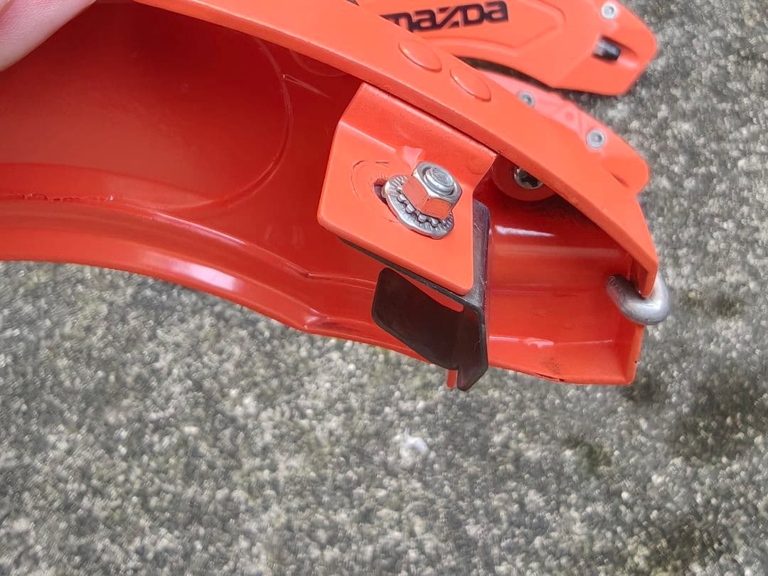 Mazda ブレーキキャリパーカバー オレンジ 4個セット