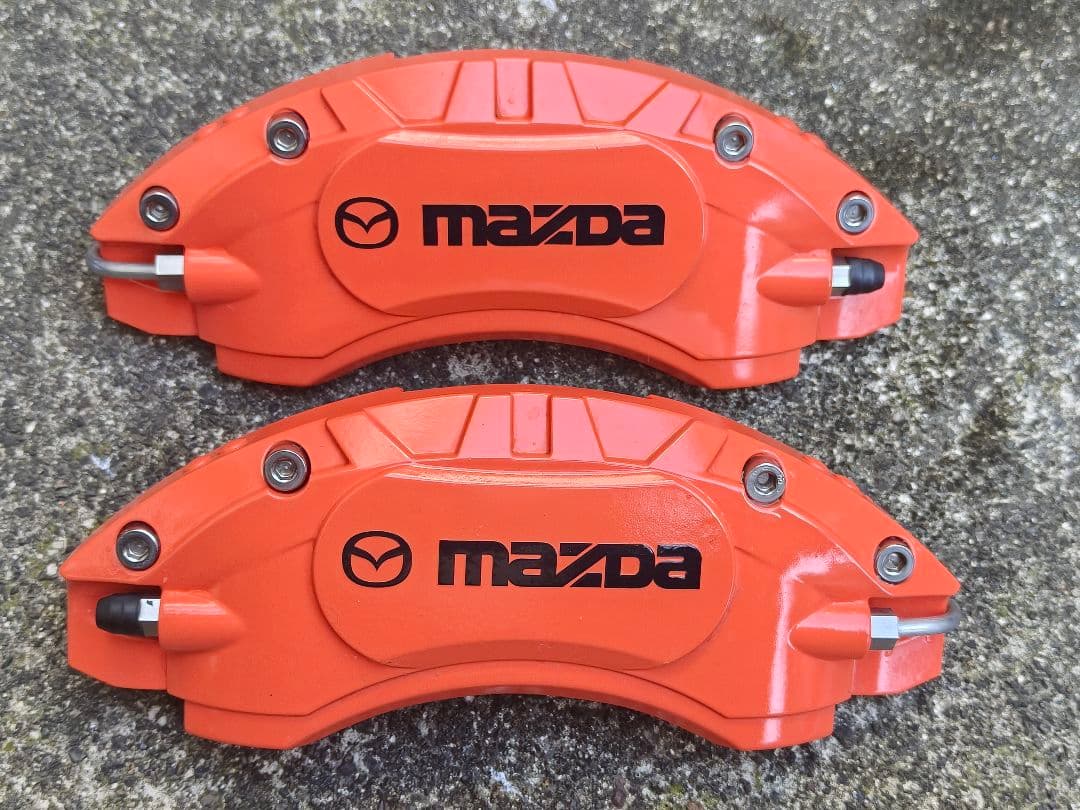 Mazda ブレーキキャリパーカバー オレンジ 4個セット