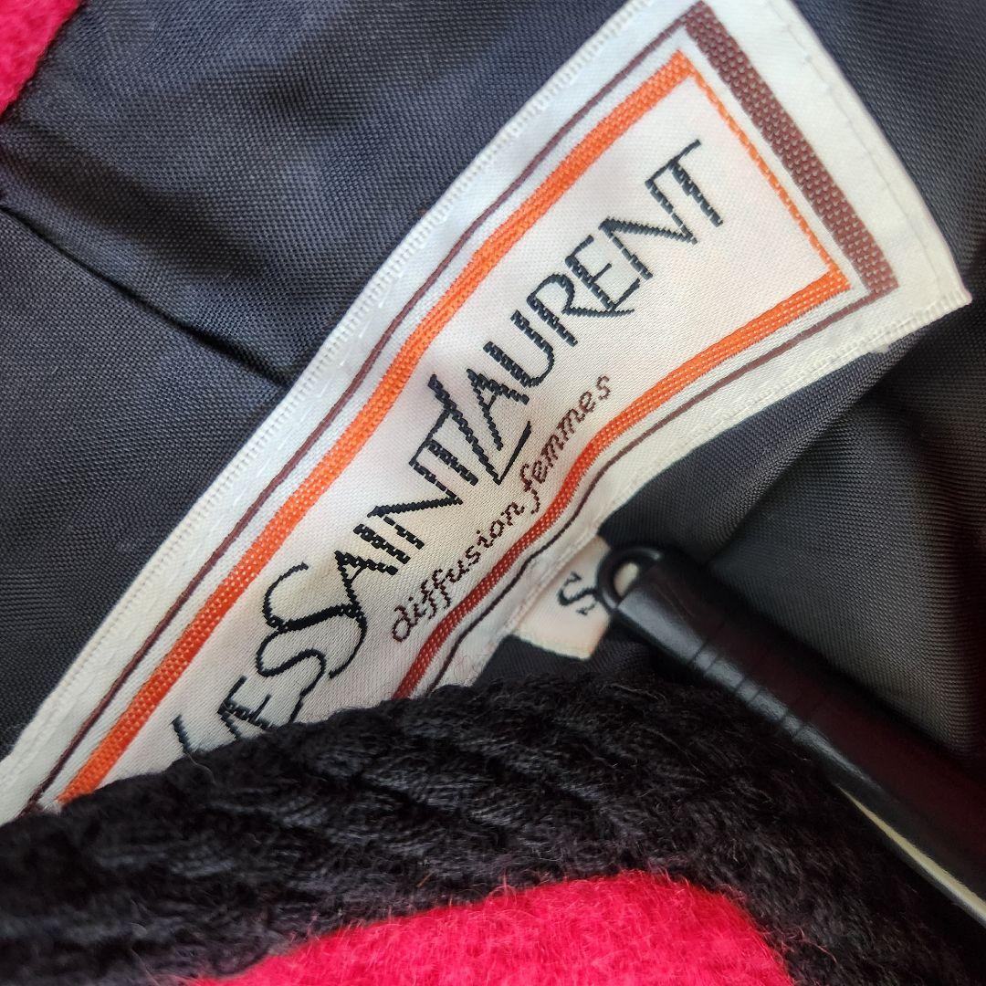 レア★イヴサンローラン　ウールコート　ヴィンテージ　チロリアン　大き目サイズ