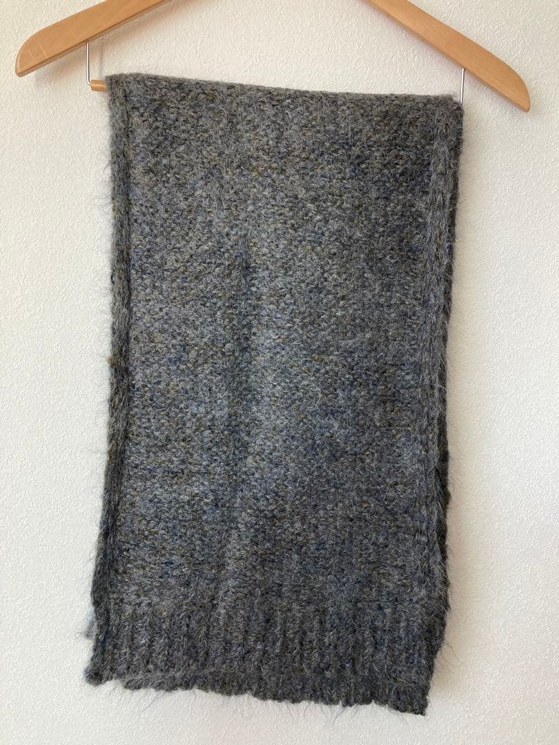 DRIES VAN NOTEN アルパカ混マフラー　ベルギー製