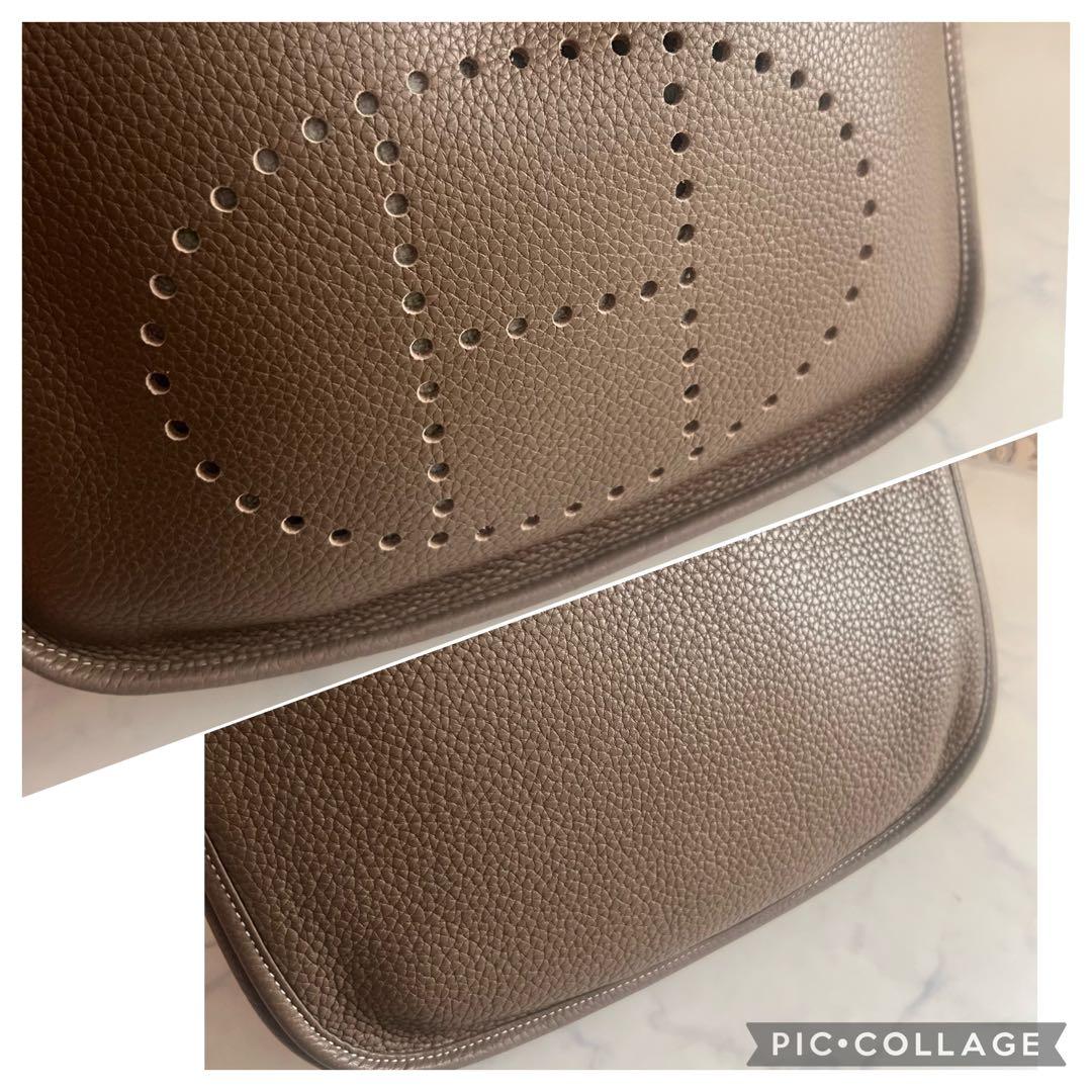 極美品　HERMES 【エブリン3PM】エトゥープ　ショルダーバッグ　エヴリン