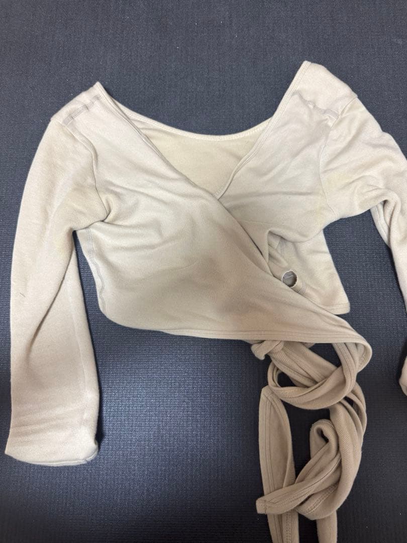 【試着のみ】seed and soil / wrap top beige