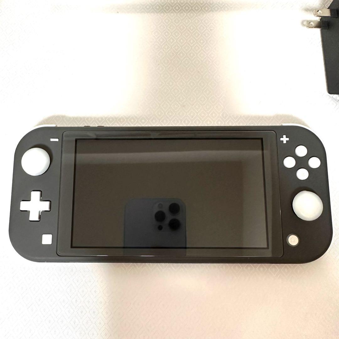 【美品】Nintendo Switch Lite グレー 本体 + 付属品セット