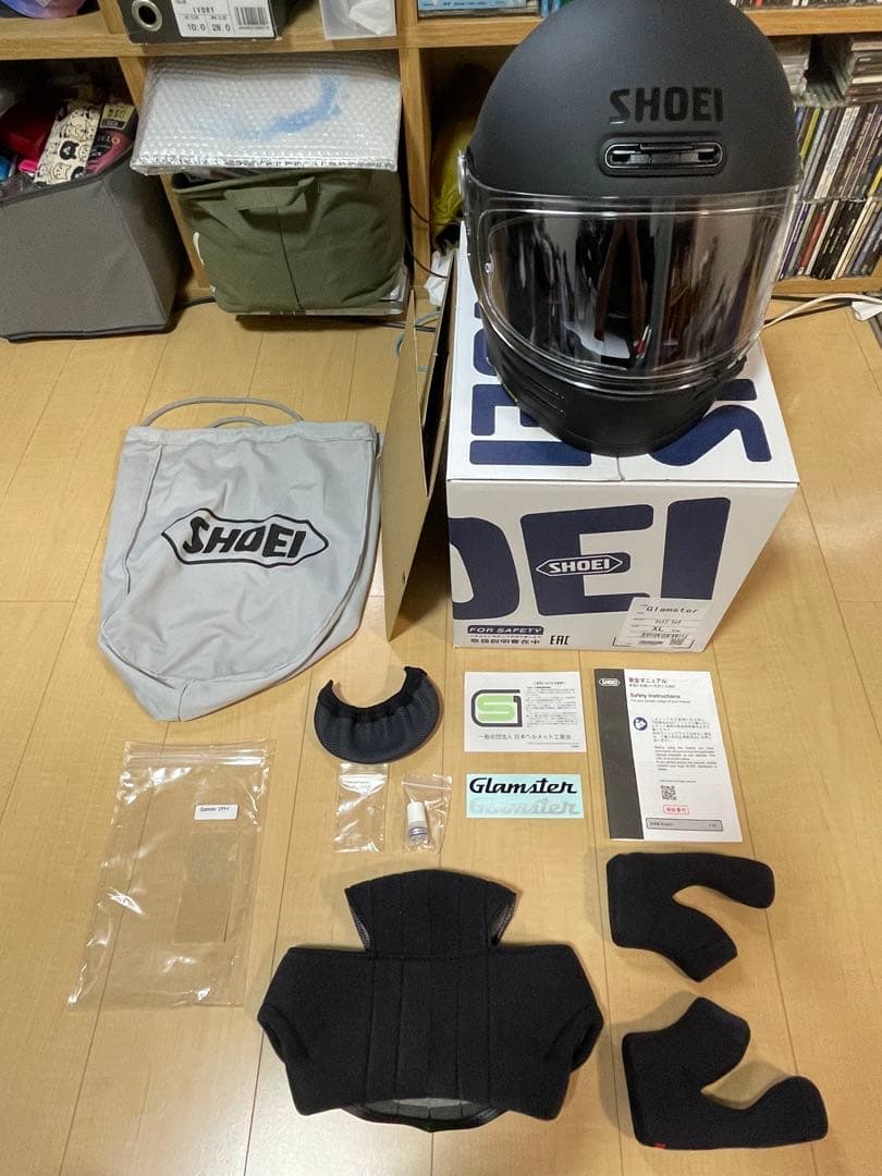 SHOEI Glamster マットブラック XL