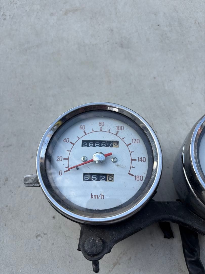 SR400純正1JRスピードメータータコメーターセット