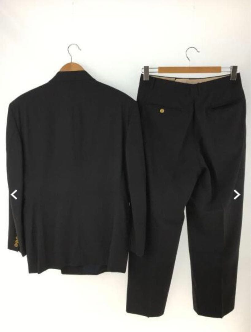 christian dior 金ボタンダブルセットアップ ブラック