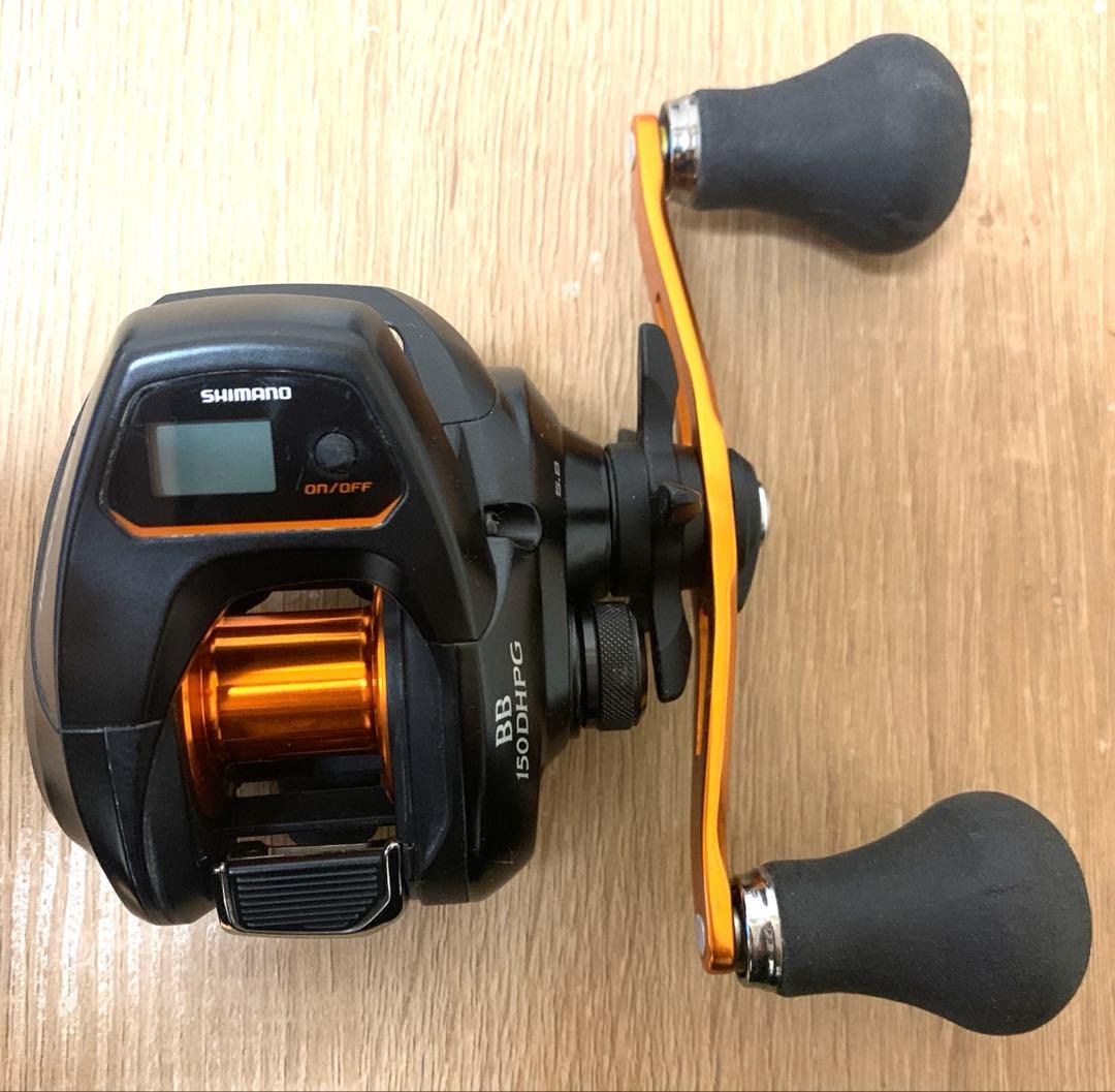 シマノ 現行）バルケッタBB 150DH-PGベイトリール デジタルカウンター付