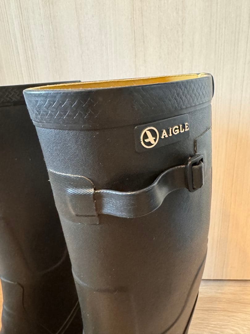 25.5～26cm 美品AIGLEレイン ブーツ41