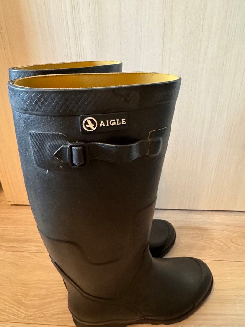 25.5～26cm 美品AIGLEレイン ブーツ41
