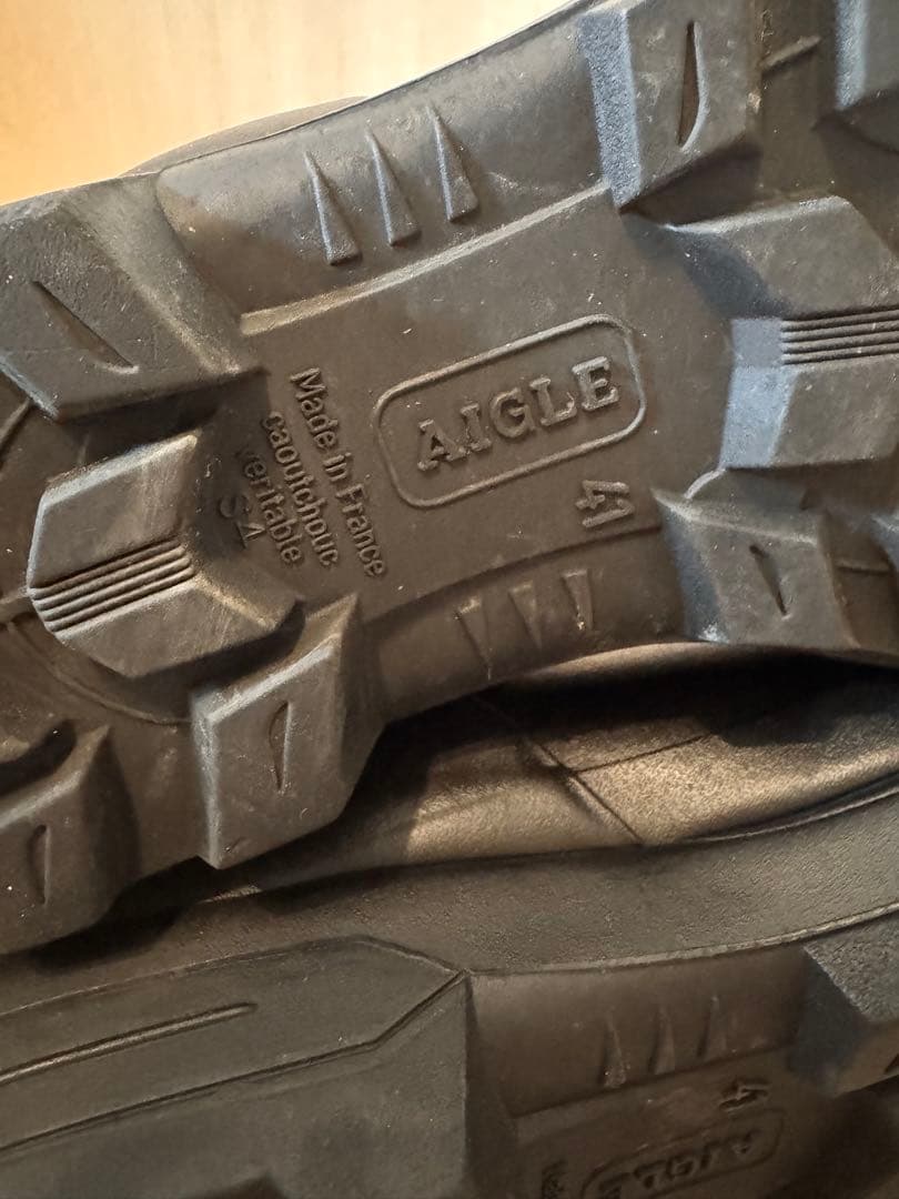 25.5～26cm 美品AIGLEレイン ブーツ41