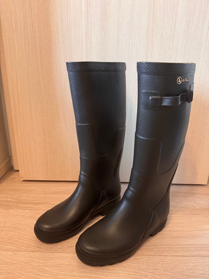 25.5～26cm 美品AIGLEレイン ブーツ41