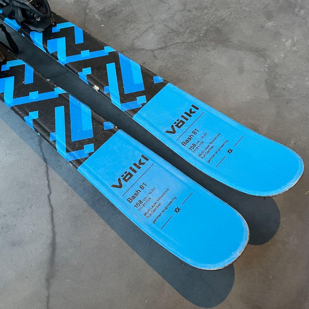 スキー VOLKL BASH81(158cm)+21MARKERSQUIRE 11ID