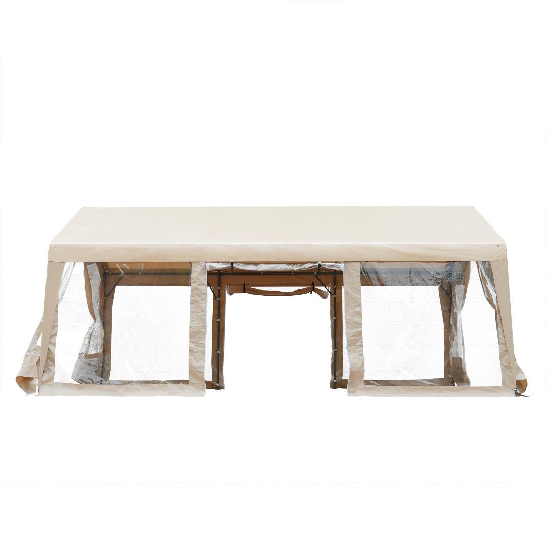 【UV·防水】テント 車庫テント ガレージテント 3×6m仮設倉庫 タープテント