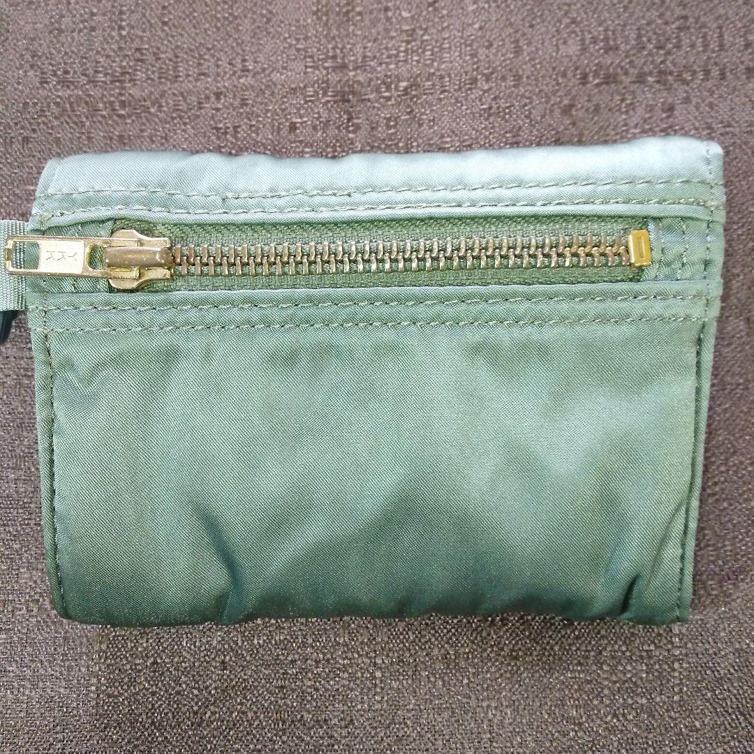 ポーター　タンカー　折財布　グリーン