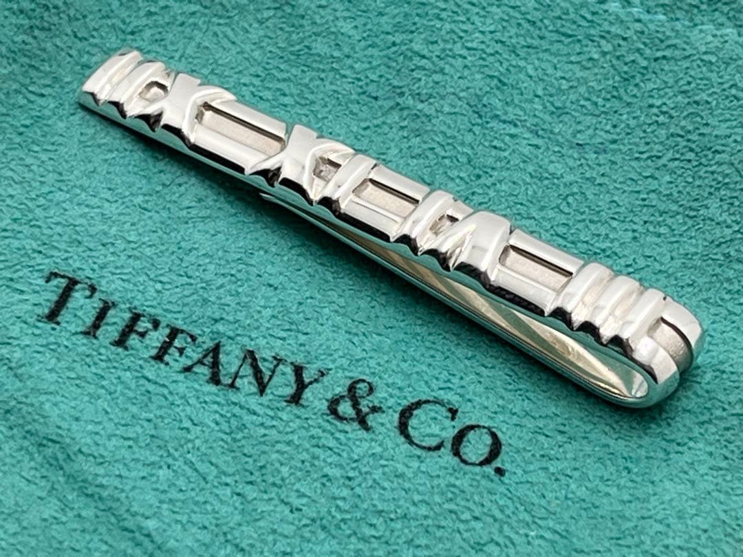 c367 美品　ティファニー　アトラス　1995 ネクタイピン　シルバー　925