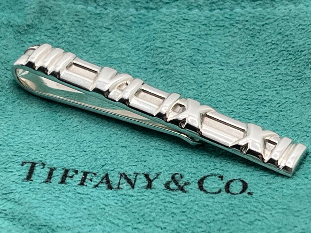 c367 美品　ティファニー　アトラス　1995 ネクタイピン　シルバー　925