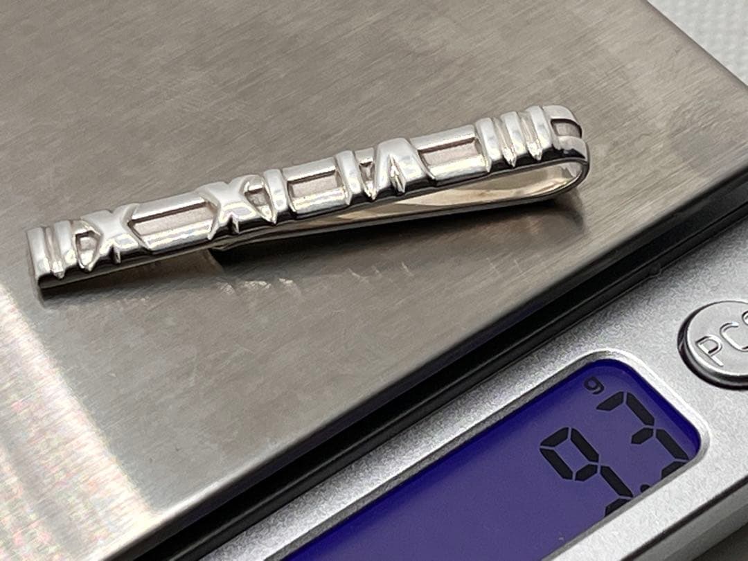 c367 美品　ティファニー　アトラス　1995 ネクタイピン　シルバー　925