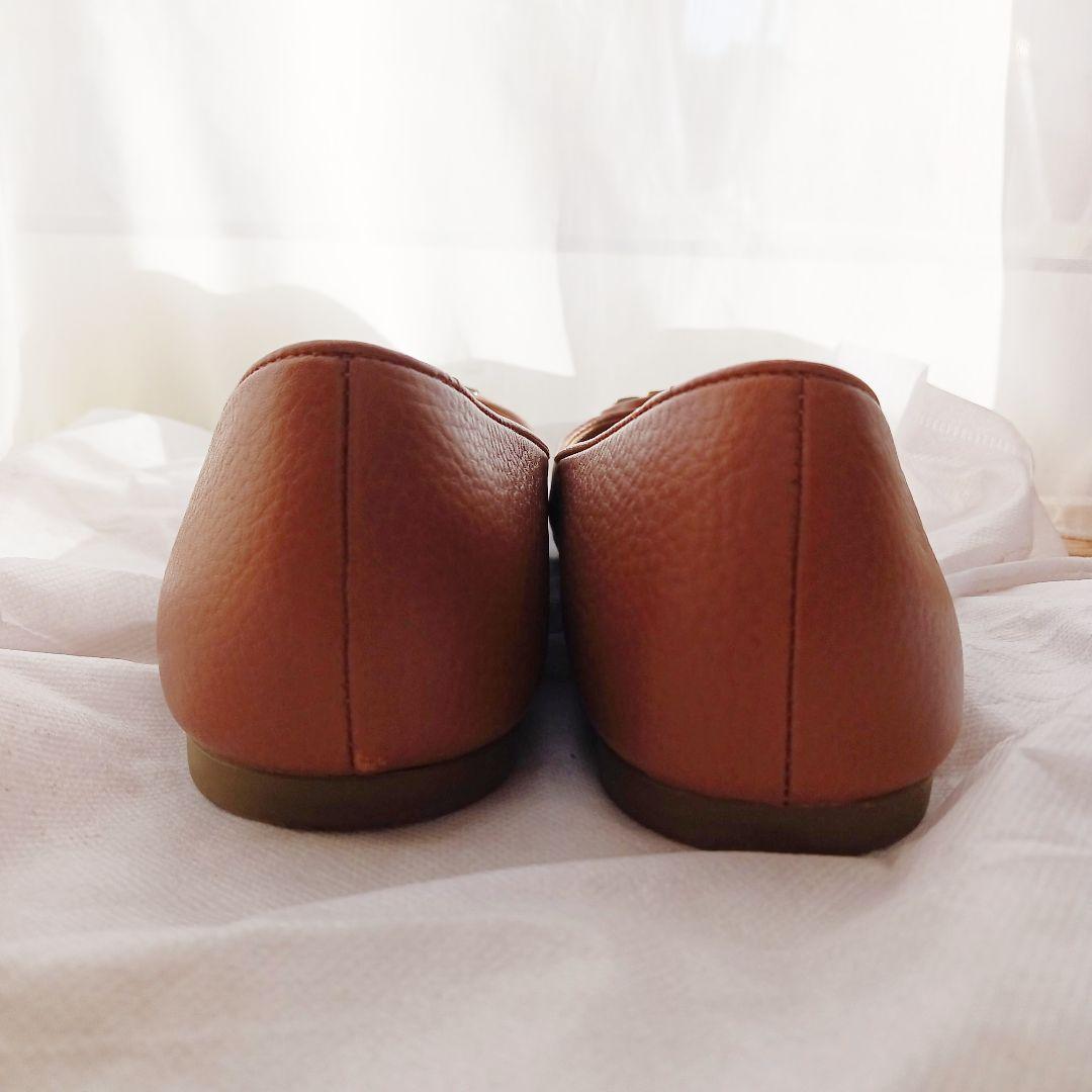 Tory Burch キャメル フラットシューズ