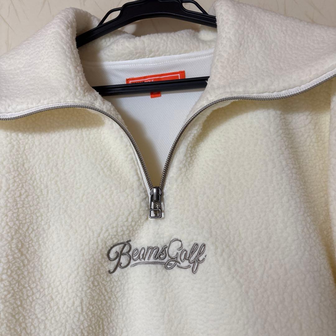 ビームス　ハーフジップ　ボアセーター