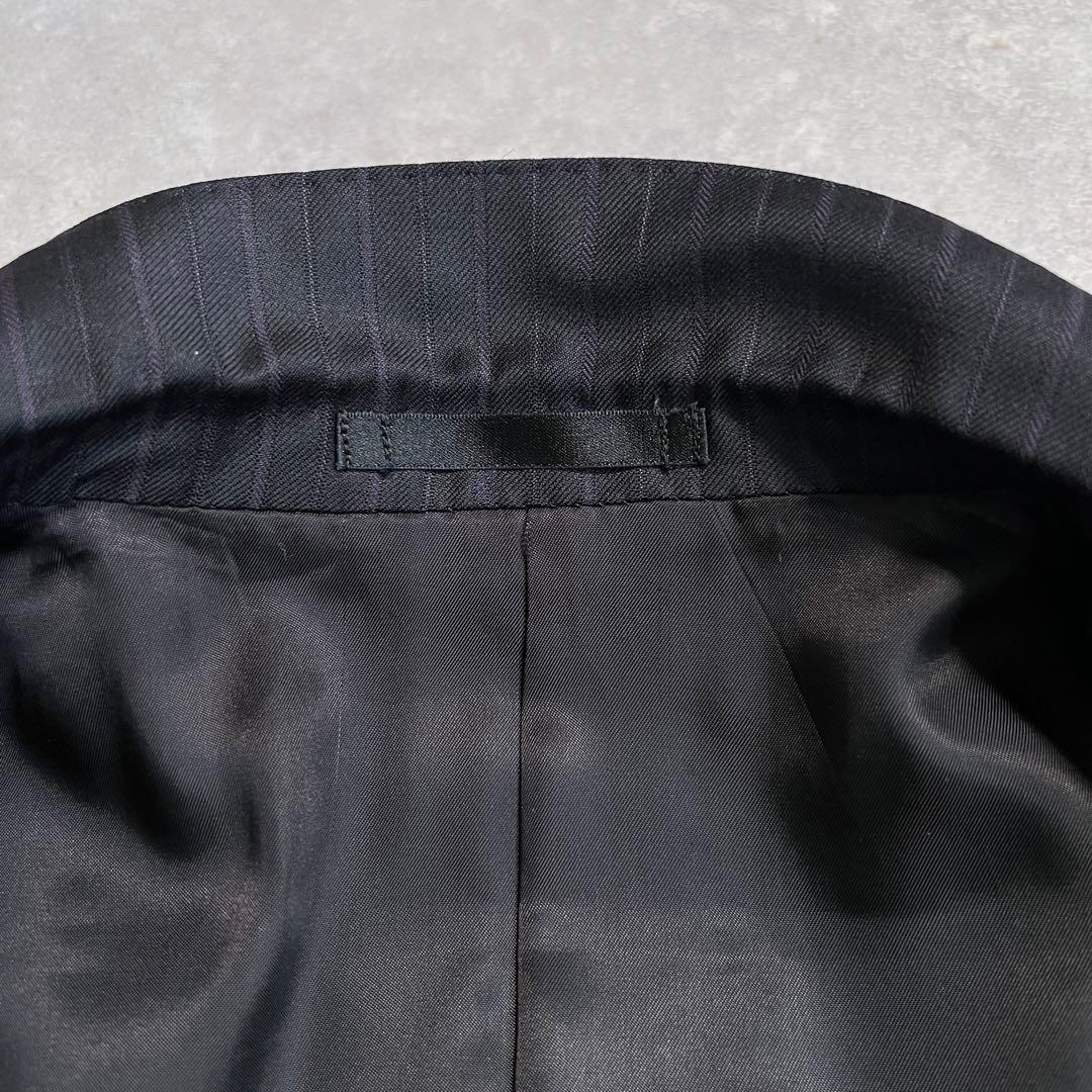 【美品】ポールスミス×ゼニア スーツセットアップ ネイビー ストライプ L2