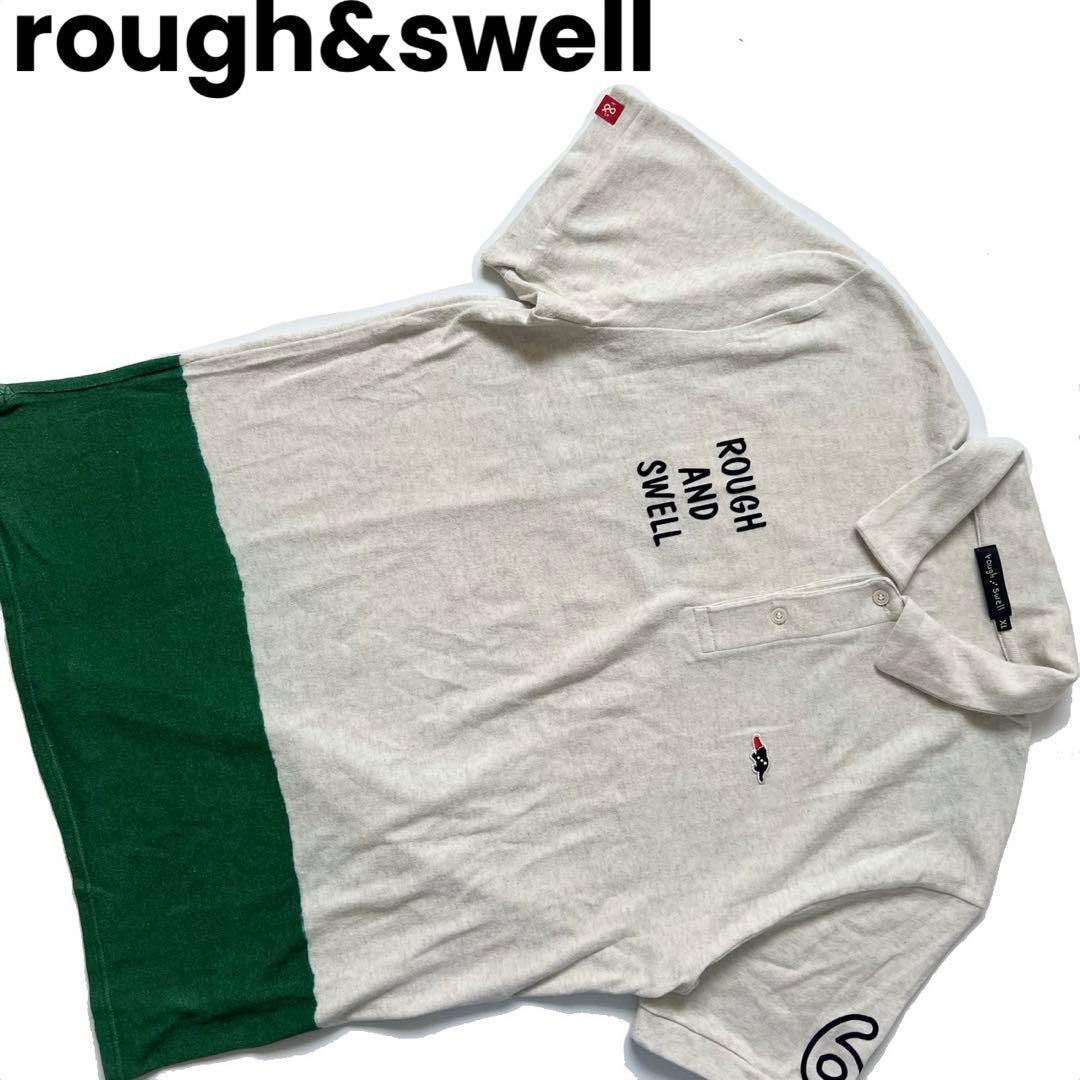 rough&swell ラフアンドスウェル　ポロシャツ　XL バイカラー　ゴルフ
