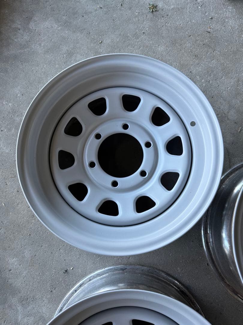 お好きな色にすぐ塗れます！ デイトナ 15インチ 6穴 pcd139.7 7j