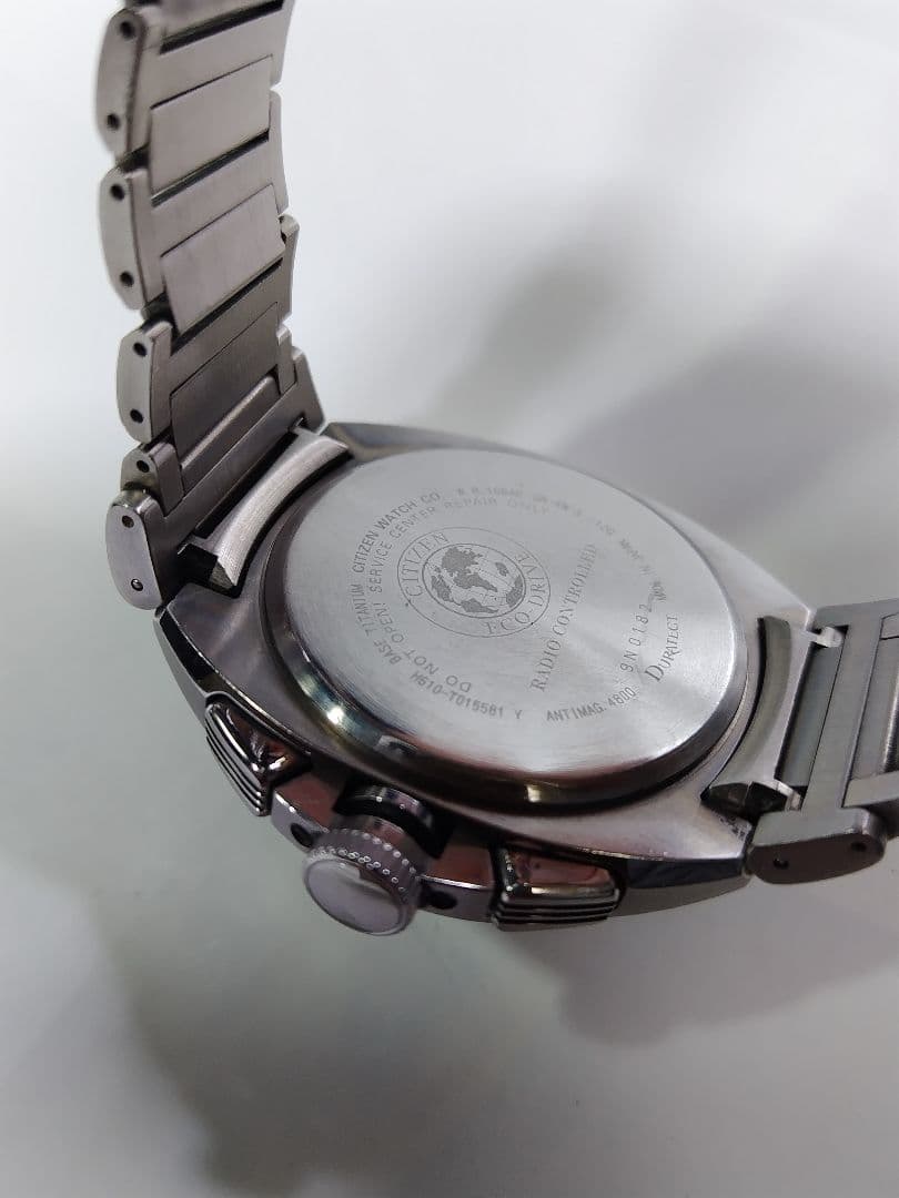 シチズン　エコドライブ　 アテッサ　ジェットセッター クロノグラフ 軽量チタン製