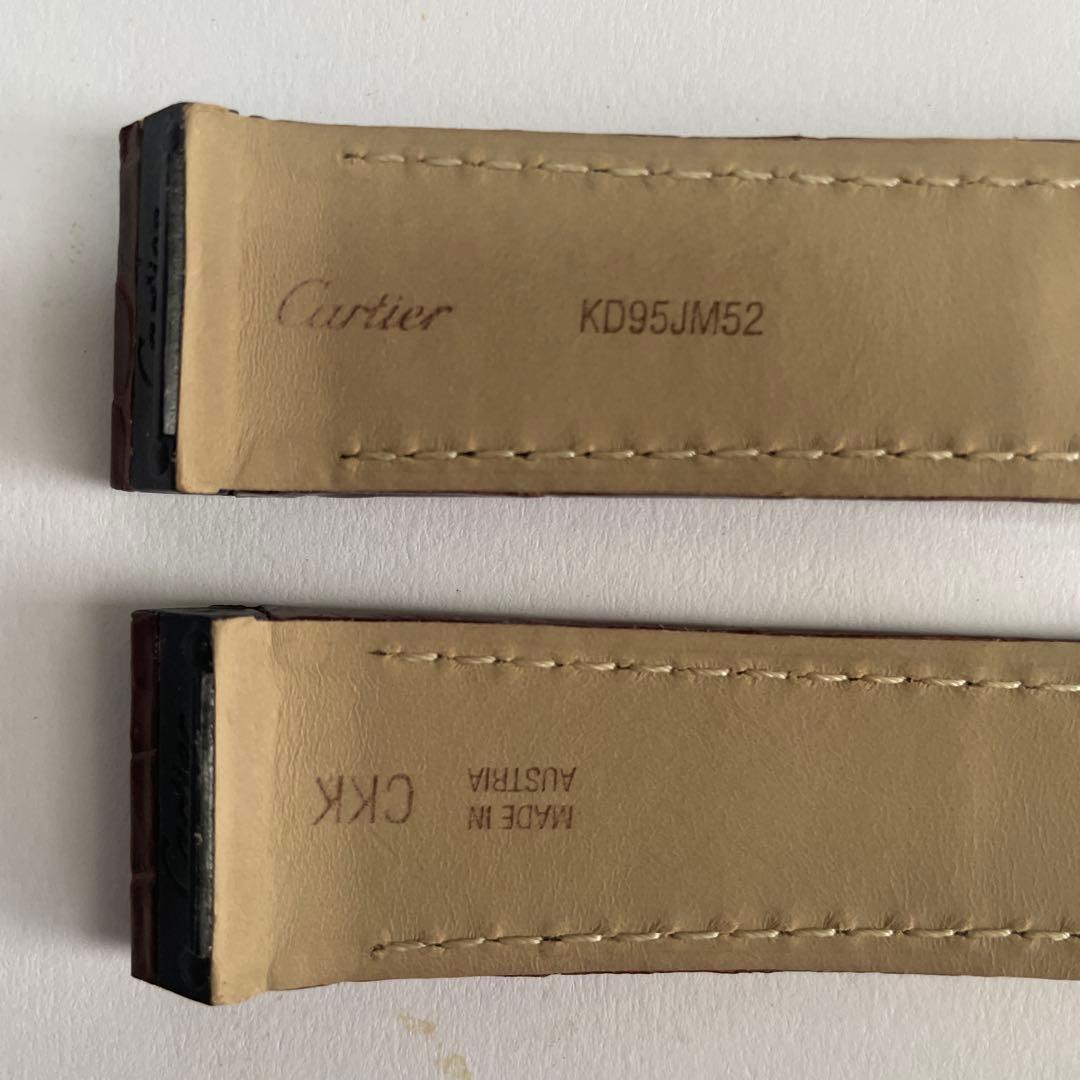 K*i様 Cartier 純正アリゲーター レザーベルト 23/21