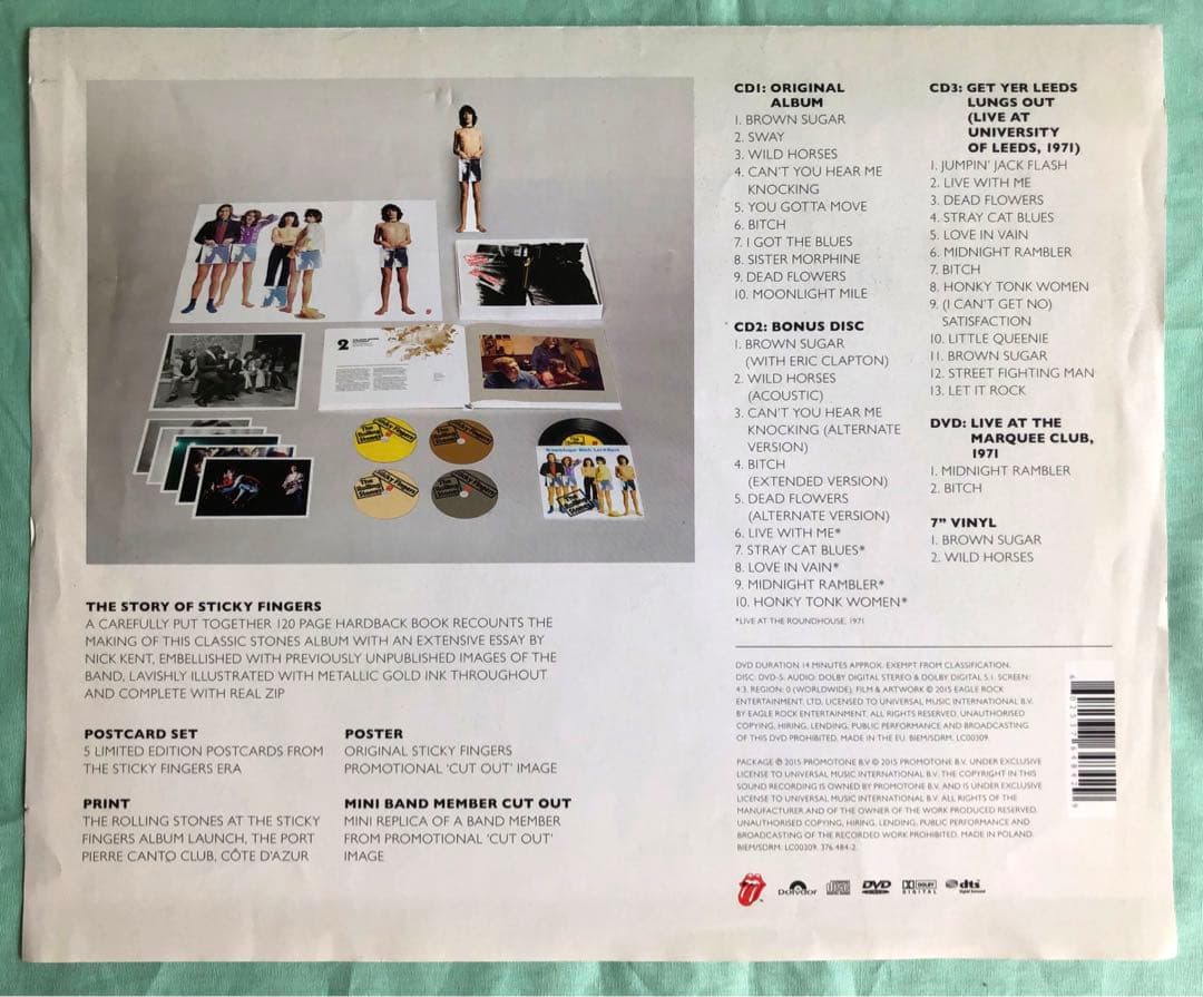 【限定ボックス3CD/1DVD/ 7”Vinyl】ローリング・ストーンズ