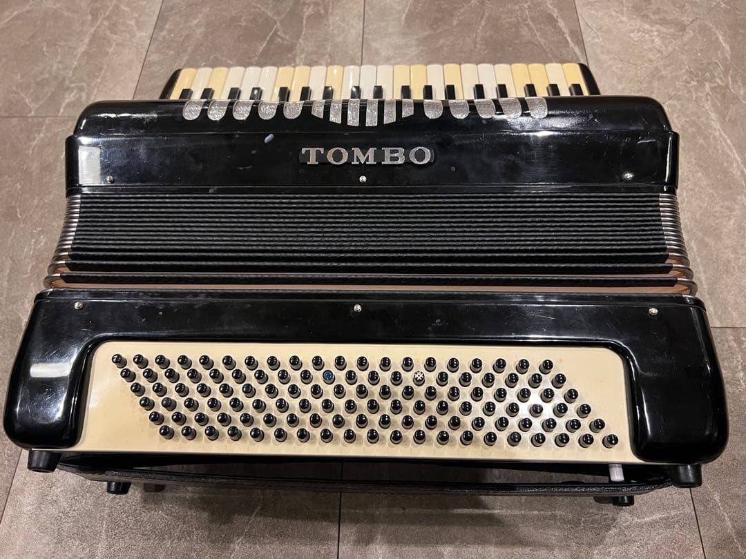TOMBO アコーディオン 41鍵120B 黒 (訳あり)