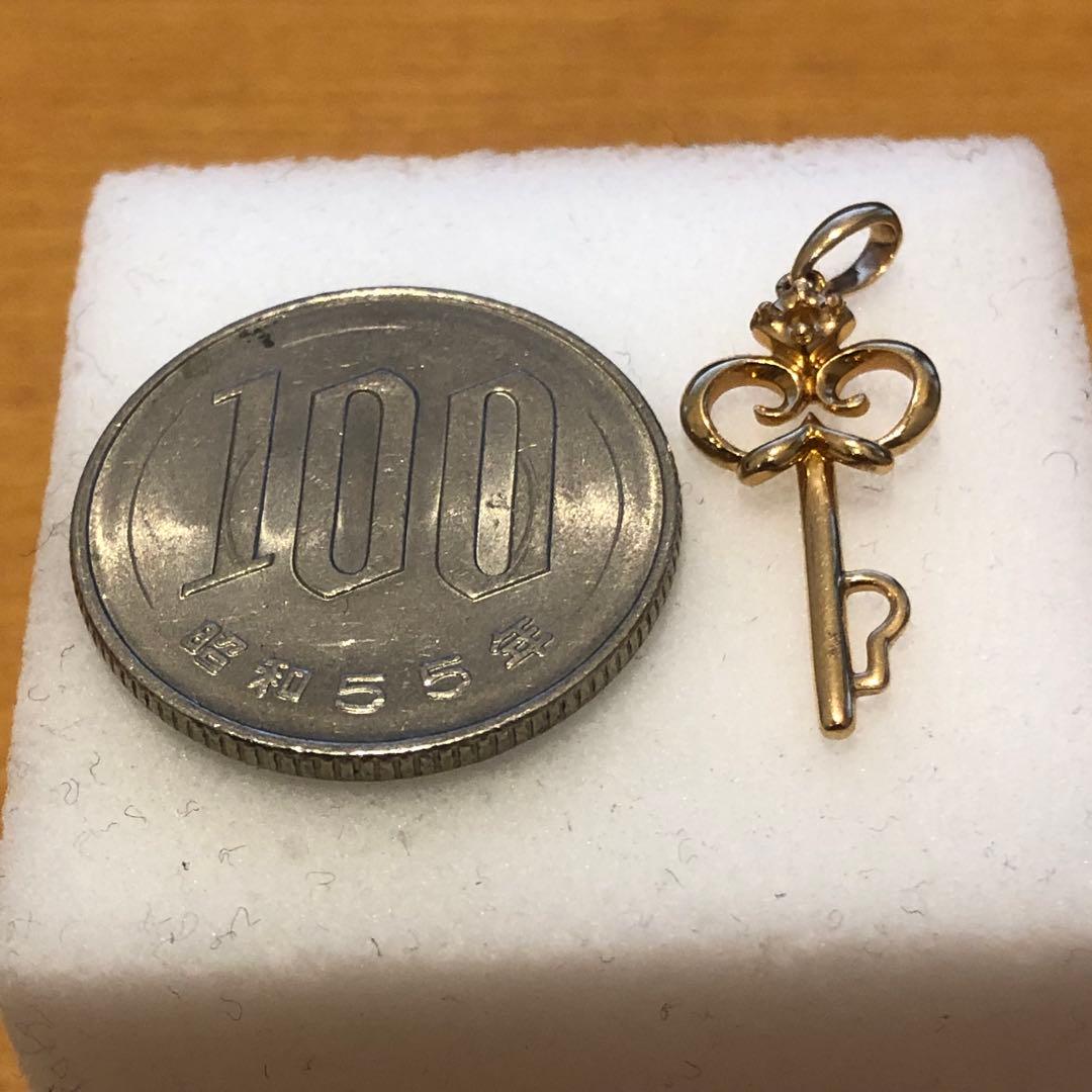 K18鍵モチーフゴールドチャーム　822H2601