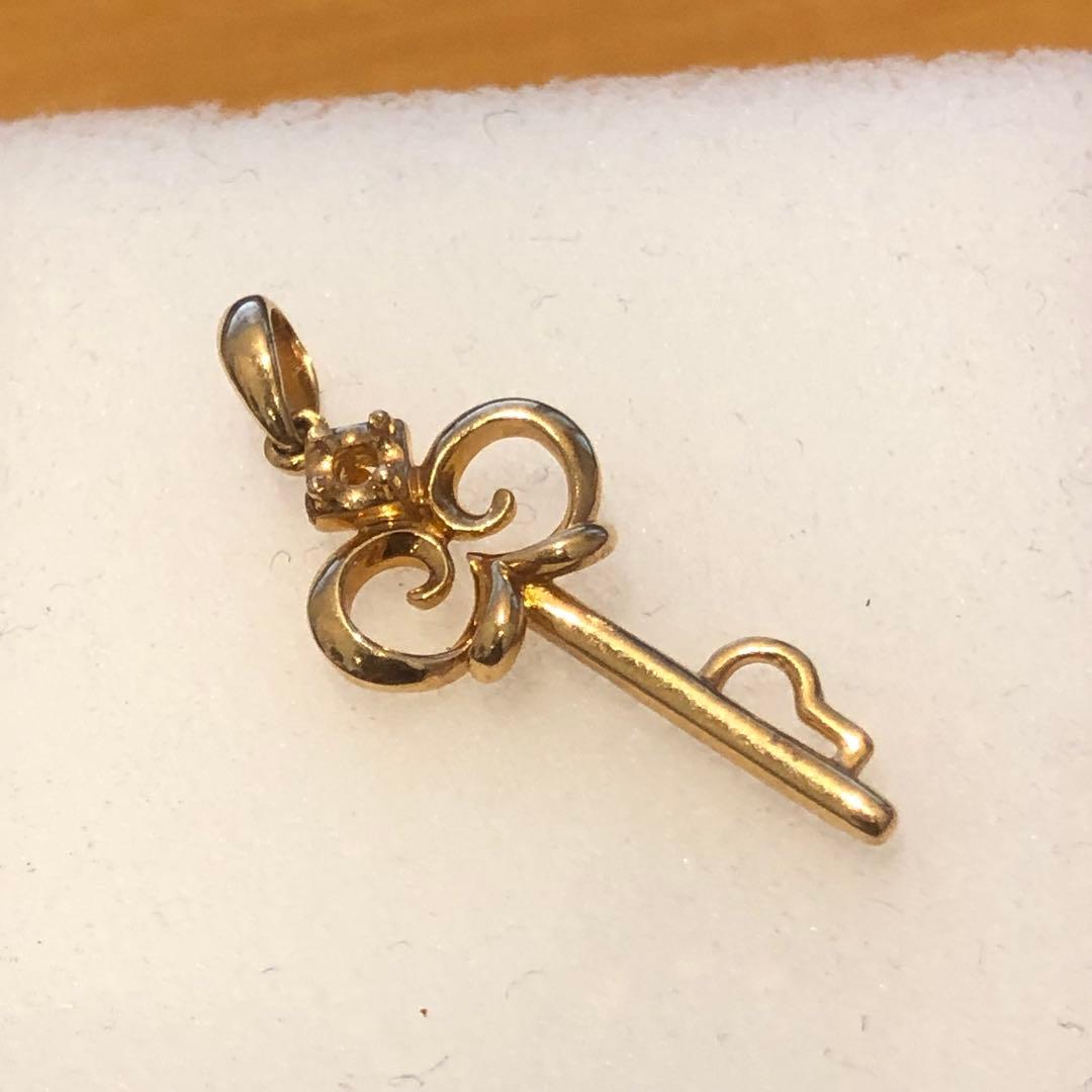 K18鍵モチーフゴールドチャーム　822H2601