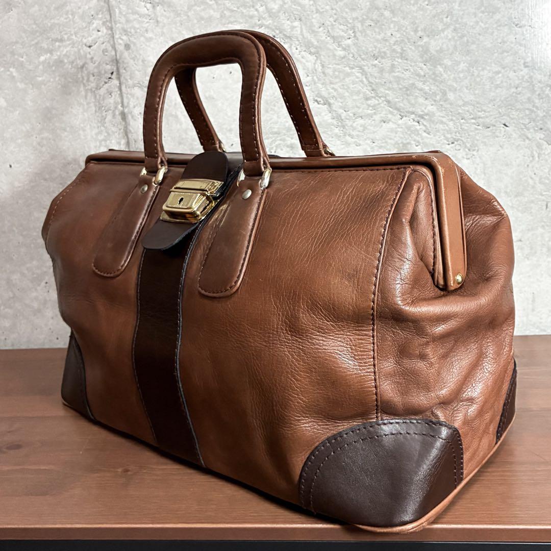 初期　ポーター　ソフティッシュ　ライン　ボストン　ドクター　レザー　バッグ